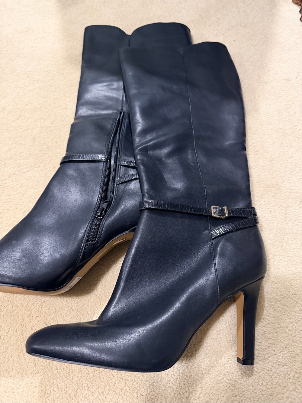BRAND NEW Express Black Women's High Heel Boots